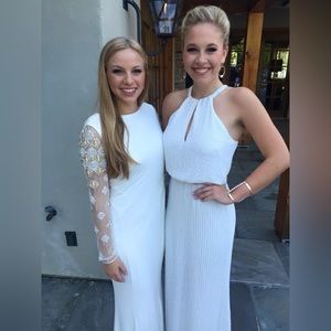 White Sequin Parker Marceline Dress